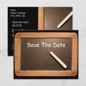 Postale Faire-part Rustic 60e anniversaire Enregistrer la date Carte (Devant / Derrière)