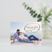 Postale Faire-part Simples échanges de photos - Enregistrer la carte (Debout devant)