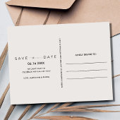 Postale Faire-part Starfish Beach Wedding Enregistrer la date Carte p