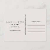 Postale Faire-part Starfish Beach Wedding Enregistrer la date Carte p (Dos)