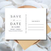 Postale Faire-part Sunset Beach Wedding Enregistrer la date Carte pos