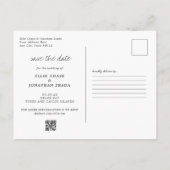 Postale Faire-part Turks & Caicos | Carte Itinéraire De Mariage De De (Dos)