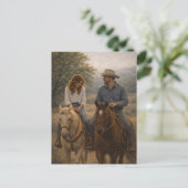 Postale Falling in Stride | Art équestre western | Carte p (Debout devant)