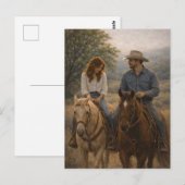 Postale Falling in Stride | Art équestre western | Carte p (Devant / Derrière)