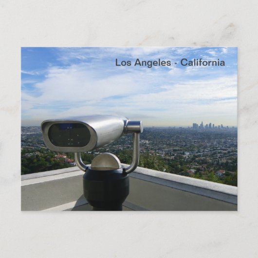 Postale Fantastique Los Angeles View Carte Postale! (Devant)