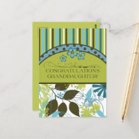 Félicitations Petite-Fille Toute Carte D'Occasion