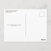 Postale Festive Cosy cheminée carte de Noël (Dos)