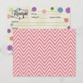 Postale Fête des mariées de la carte de recette Polka dot  (Devant / Derrière)