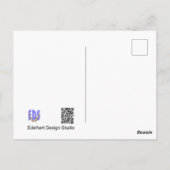 Postale Feux d'argent Noël AJOUTER VOTRE PHOTO Carte posta (Dos)