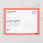 Postale Fier Banner Carte de remerciements de graduation (Dos)