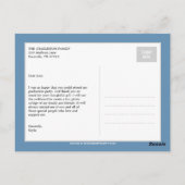 Postale Fier Banner Carte de remerciements de graduation (Dos)