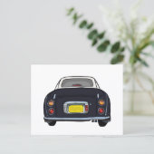 Postale Figarations Jolies Black Figaro Voiture Carte Post (Debout devant)