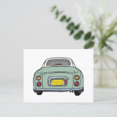 Postale Figarines jolie Emerald Green Figaro Voiture Carte (Debout devant)