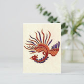 POSTALE FIRE DRAGON POST CARTE (Debout devant)
