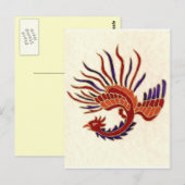 POSTALE FIRE DRAGON POST CARTE (Devant / Derrière)