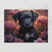 Postale Fleur Epanouie Canine Briefkaart (Voorkant)