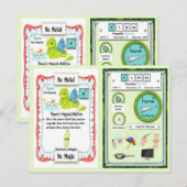 Postale Fleure - Fluorine Horn Carte de jeu Unicorn (Devant / Derrière)