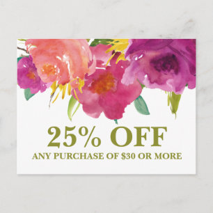 Postale Fleuriste de mariage Carte promotionnelle de marke