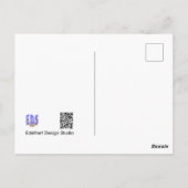 Postale Fleurs sauvages : Carte d'anniversaire jaune blanc (Dos)