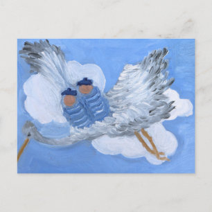 Postale Flying Twin Boy Baby : Susan Payne-Trutna Carte Po