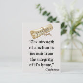 Postale Force d'une nation, Démocrates VOTEZ ! Carte posta (Debout devant)