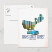 Postale Forêt de Hamsterley Durham Angleterre carte (Devant / Derrière)