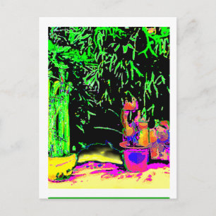 Postale Fougère corne d'élan jGibney Le MUSÉE Zazzle Carte