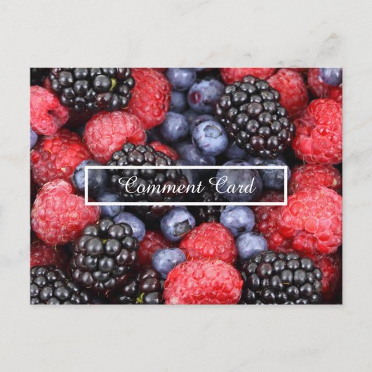Postale fruits de la carte de commentaire (Devant)