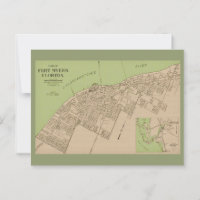 Ft Myers Floride carte ancienne