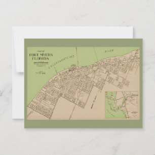 Postale Ft Myers Floride carte ancienne
