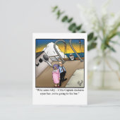 Postale Funny Bon Voyage croisière Carte de voeux (Debout devant)