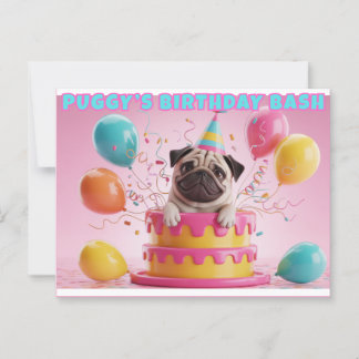 Postale Funny Carlin 3D carte d'anniversaire | Jolie fête 