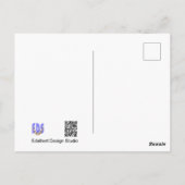 Postale Funny Talking Parrot Arc-en-ciel Bonjour carte pos (Dos)