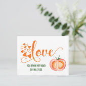Postale Funny Valentine's Day Love To-ma-orteils Carte de  (Debout devant)