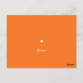 Postale Funny Valentine's Day Love To-ma-orteils Carte de  (Dos)
