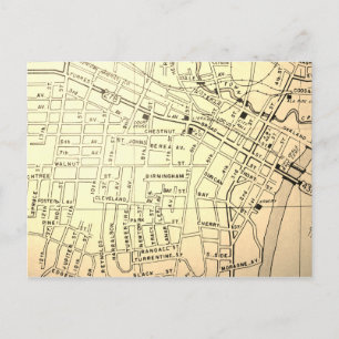 Postale Gadsden, AL Carte Vintage