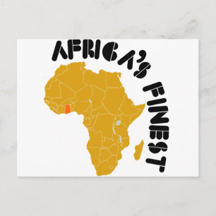 Postale Ghana, la meilleure carte d'Afrique