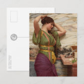 Postale Godward Une réflexion équitable CC0626 Carte posta (Devant / Derrière)