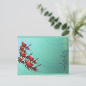 Postale Goldfish Jinyu 金 carte 鱼 (Debout devant)