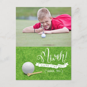 Postale Golf Créez votre propre carte de remerciement