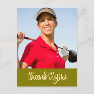 Postale Golf Créez votre propre carte de remerciements