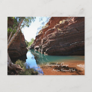 Postale Gorge Hamersley, Parc national Karijini - Carte po