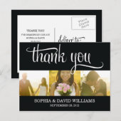 Postale GRÂCE À LA TENDANCE | CARTE DE REMERCIEMENTS maria (Devant / Derrière)