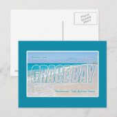 Postale Grace Bay Beach, îles Turques et Caïques Carte pos (Devant / Derrière)