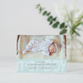 Postale Graffiti Blue Baby Faire-part de naissance Carte p (Debout devant)