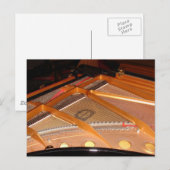Postale Grande carte son Piano (Devant / Derrière)