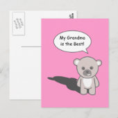 Postale Grandma carte postale1 (Devant / Derrière)