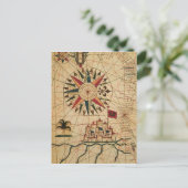 Postale Graphique de Portolan | Carte du Caire, Egypte (Debout devant)