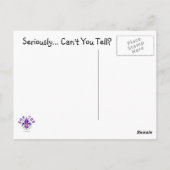 Postale 'Grimaces d'alligator : Pensée à vous - carte (Dos)