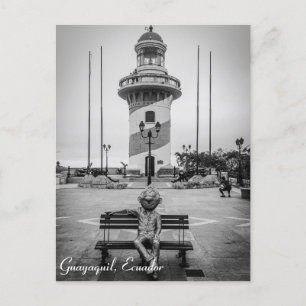 Postale Guayaquil, Equateur Cerro Père Noël Ana Carte post